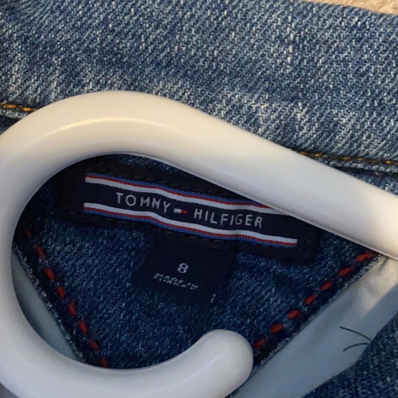 RETRO TOMMY HILLFIGER JEAN COAT ✨ - Picture 3 of 5
